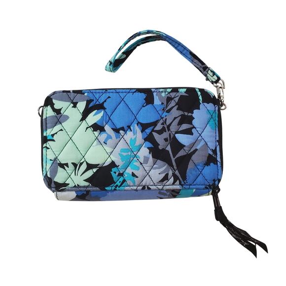 Vera Bradley Perfectly Floral All In One Crossbody RFID Phone Wallet Fits IPHONE - Picture 4 of 11